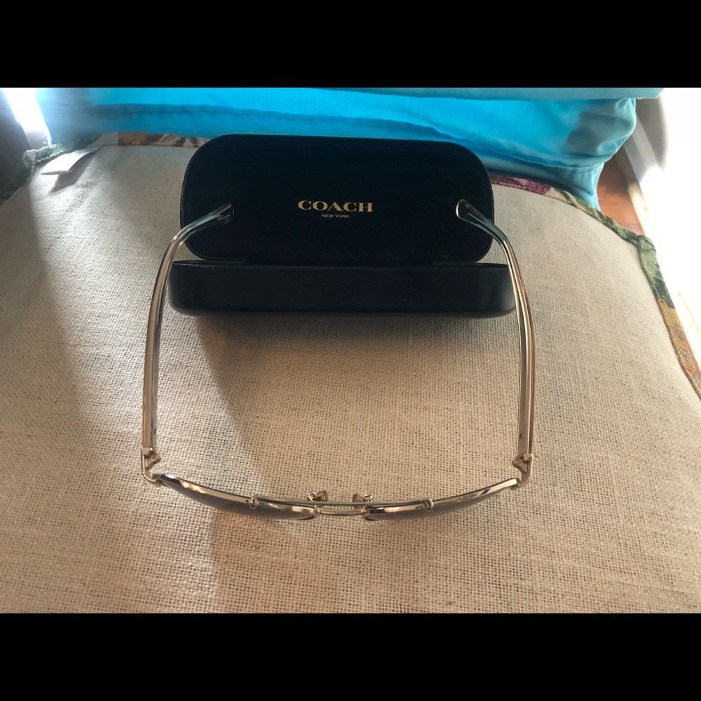Gold Coach sunglasses